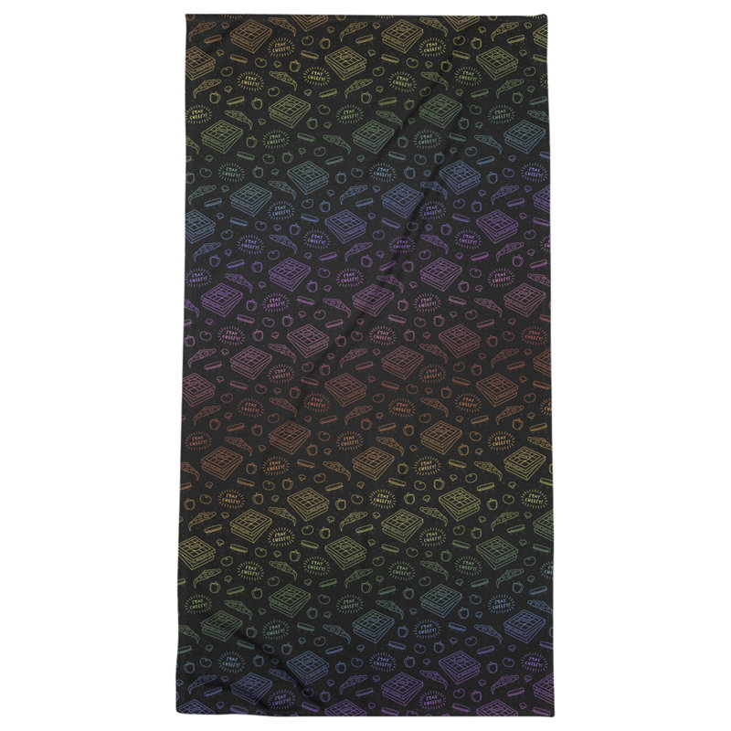 Serviette de bain à pizza katelyn elizabeth classic, Noir / Rouge / Blanc
