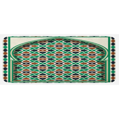 Eclectic Polyester Kitchen Mat