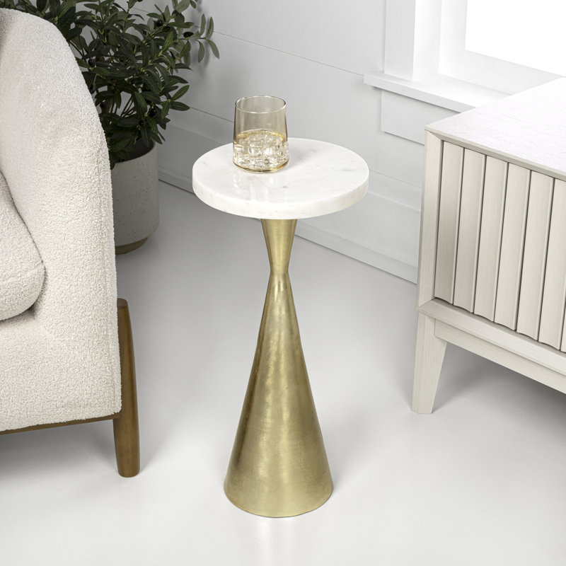 Table d'appoint Ziggy Contemporary, Doré