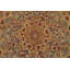 Tapis floral grand teinture végétale 11 x 12