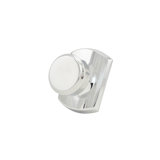 Bowery Knob with Greenwich Trim Non-Turning Lock