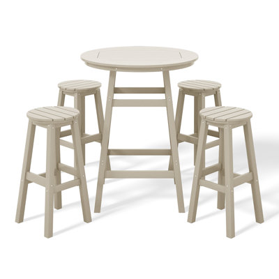 Laguna 5-Piece Round Bar Set