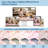 Floral Area Rugs for Living Room Bedroom, Non Slip Washable Rugs, Low Pile Stain Resistant Butterfly Carpet, Indoor Foldable Floor Mats for Dining Room, Nursery, Playroom-1218948741-1221388569