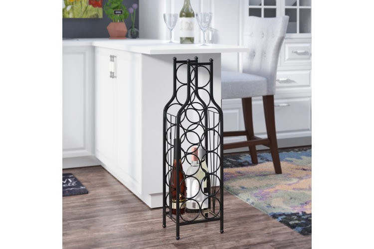 Raishon 12 Bottle Floor Wine Bottle Rack