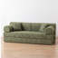 Canapé-lit Moss Green Boucle