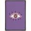 Lumineux style BCBG, symbole de la paix, Illuminati, œil de pastel, culture populaire, Pop Art moderne, décoration de chambre de fille-100708097-100708098