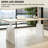 78.84"Rectangular white multi-layer solid wood desk with lifting function for office use-321863597
