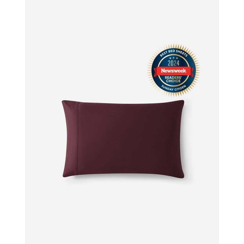 Natural Premium Bamboo Pillowcase Set, Fig, King Pillowcase Pack