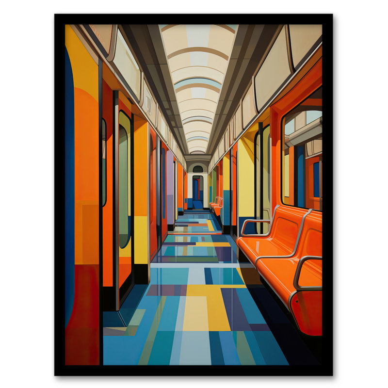Next Stop The Tate Metro Underground - Single Picture Frame Print