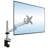 Mount-It! Full Motion Single Monitor Desk Mount for monitors up to 34", Silver