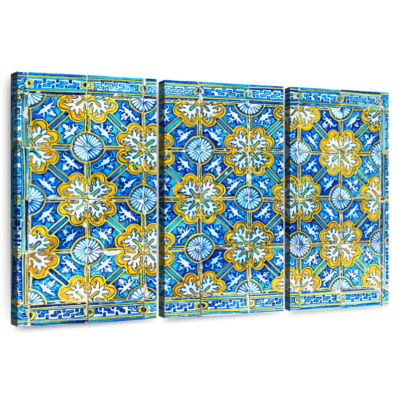 Kerner Lisbon Azulejos, 28" H x 45" W