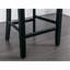 Tabourets de bar contemporains rembourrés en velours avec décoration capitonnée à boutons et pieds en bois, garniture cloutée en chrome, chaises de bar de style loisir, tabourets de bar, ensemble de 2 (bleu), SW2002BL-700792730-700792724-700792727
