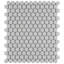 Carrelage mural en porcelaine de 0,75 po x 0,74 po Merola Tile Metro Penny-2043982105