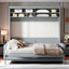 Grand lit escamotable avec canapé et tablettes-1640310523