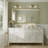 Aevar Tempered Glass and Aluminum Alloy Framed French Cleat Mounted Wall Mirror with 5-Year Warranty-397524566-384154425