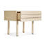 Lap 1 - Drawer Solid Wood Nightstand-12837227