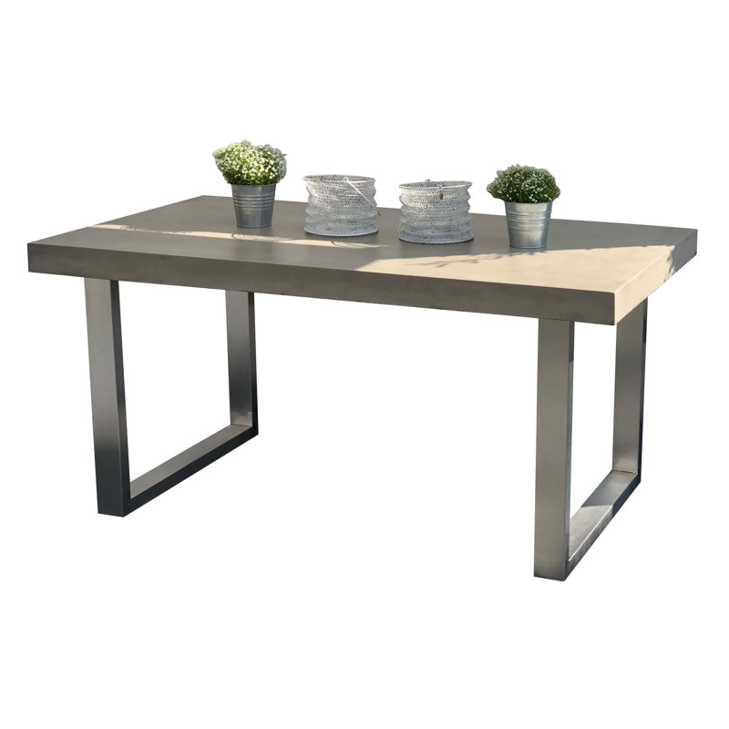 Blase Rectangular Metal Outdoor Dining Table , 160cm cm W 90cm cm D