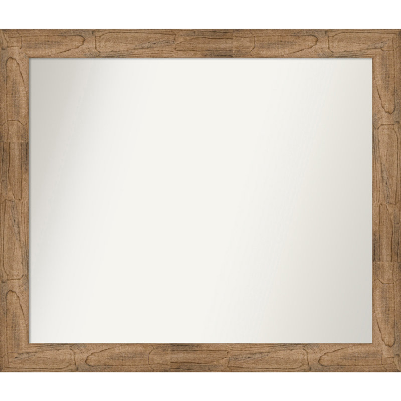 Timmy Solid Wood Wall Mirror, Rectangle, 35.5" x 41.5"