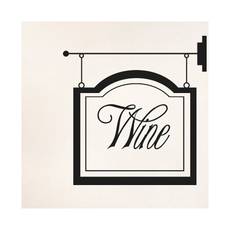 Abstract Wall Decal, Black