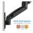 Mount-It Full Motion Dual Arm Monitor Wall Mount, Fits w/ Monitors from 13" to 27" | 14.3 Lbs. Cap.