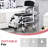 Shower Chair, 17" Seat Width, Black, Waterproof, Detachable Bucket For Elderly Mobility Assistance Accessibility Wheelchair With Shock-absorbing Wheels, Disabled