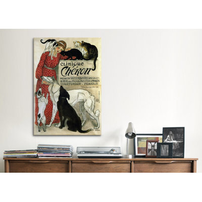 Clinique Cheron Vintage Advertisement on Canvas