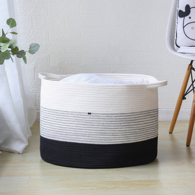 Panier en corde de coton