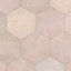 Heritage Hex 7" x 8" Porcelain Stone Look Wall & Floor Tile-495529173