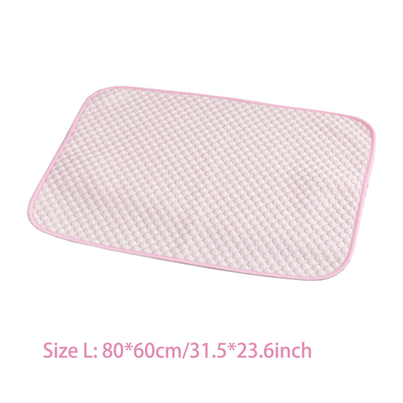 Tapis de refroidissement pour chien Summer Cool, H 23,6 po x l 31,5 po x P 0,93 po, Rose
