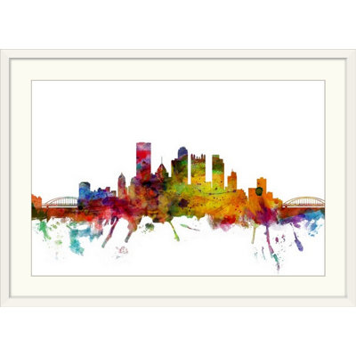 «Pittsburgh Pennsylvania Skyline» par Francy, impression