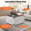 31.5" Farmhouse Coffee Table, Hinged Lift Top Square Coffee Table with Storage Compartment