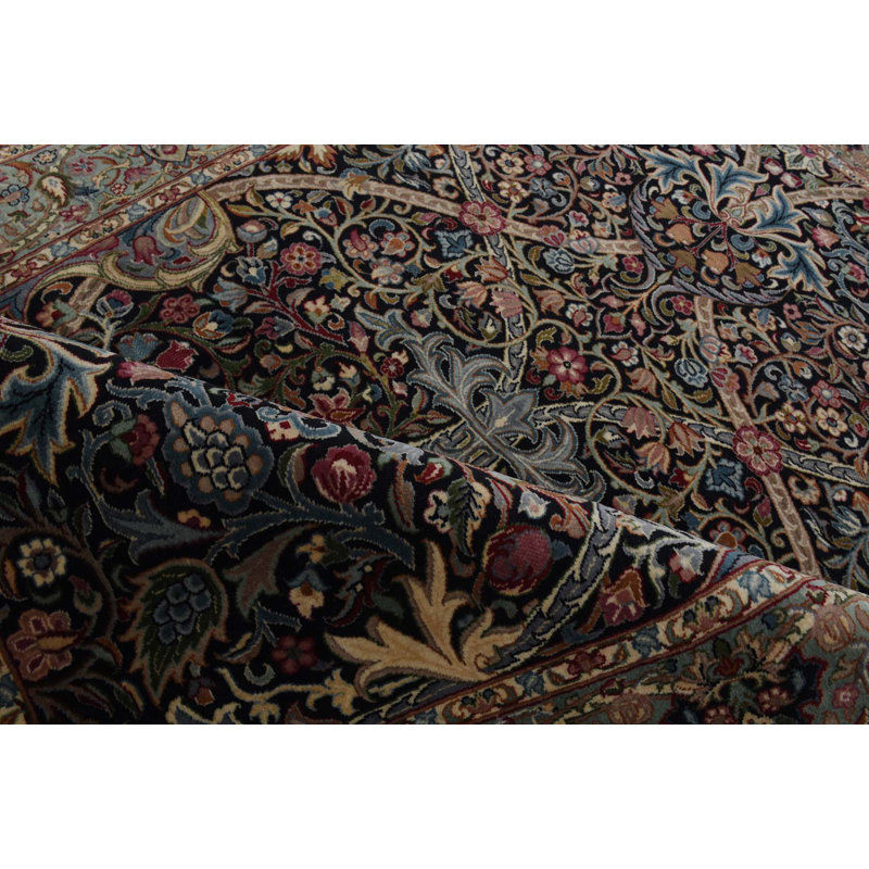 Traditional One-of-a-Kind Rectangle 4'1" X 6'3" Hand Knotted Area Rug