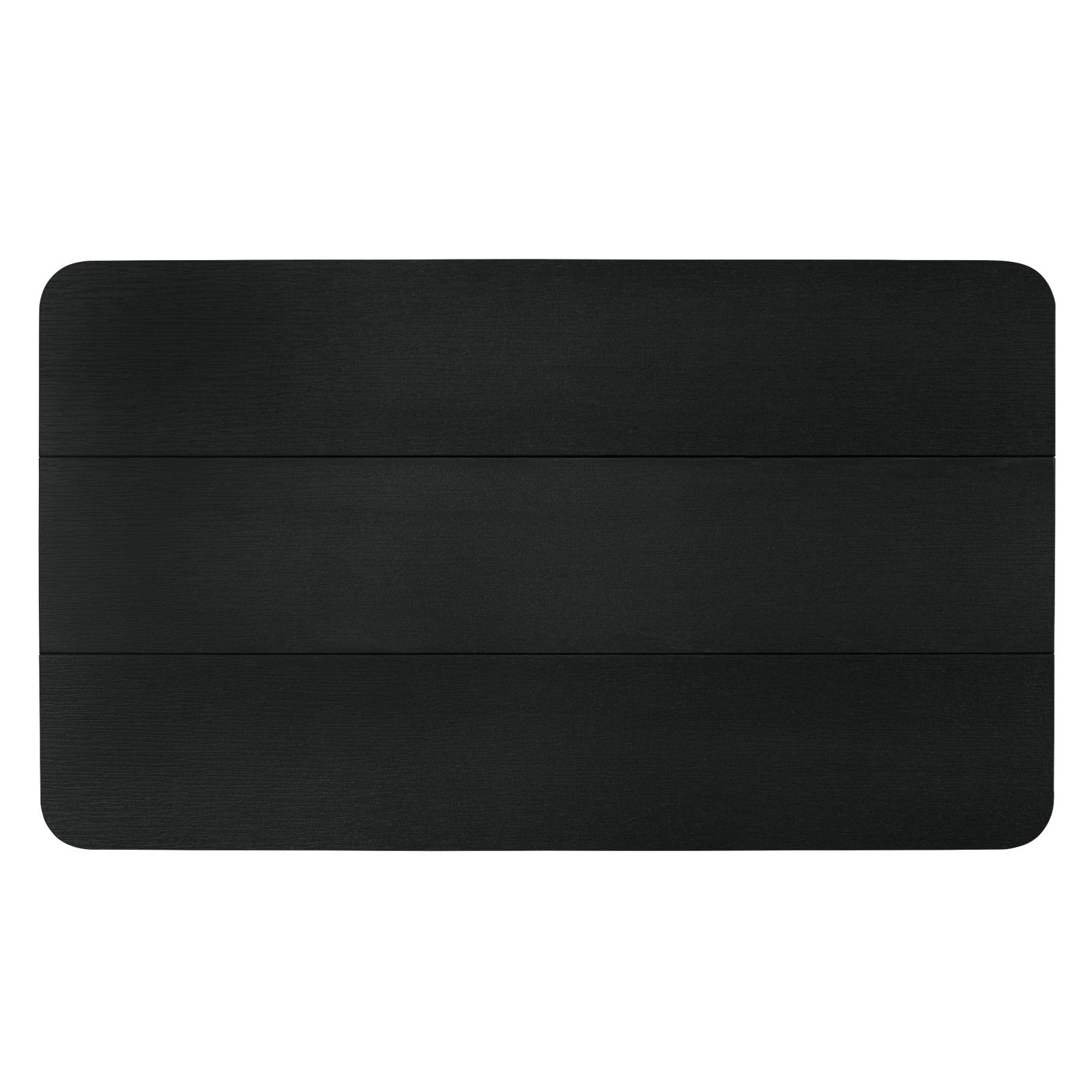 Byrnes 31'' Plastic / Acrylic Outdoor Coffee Table, Black