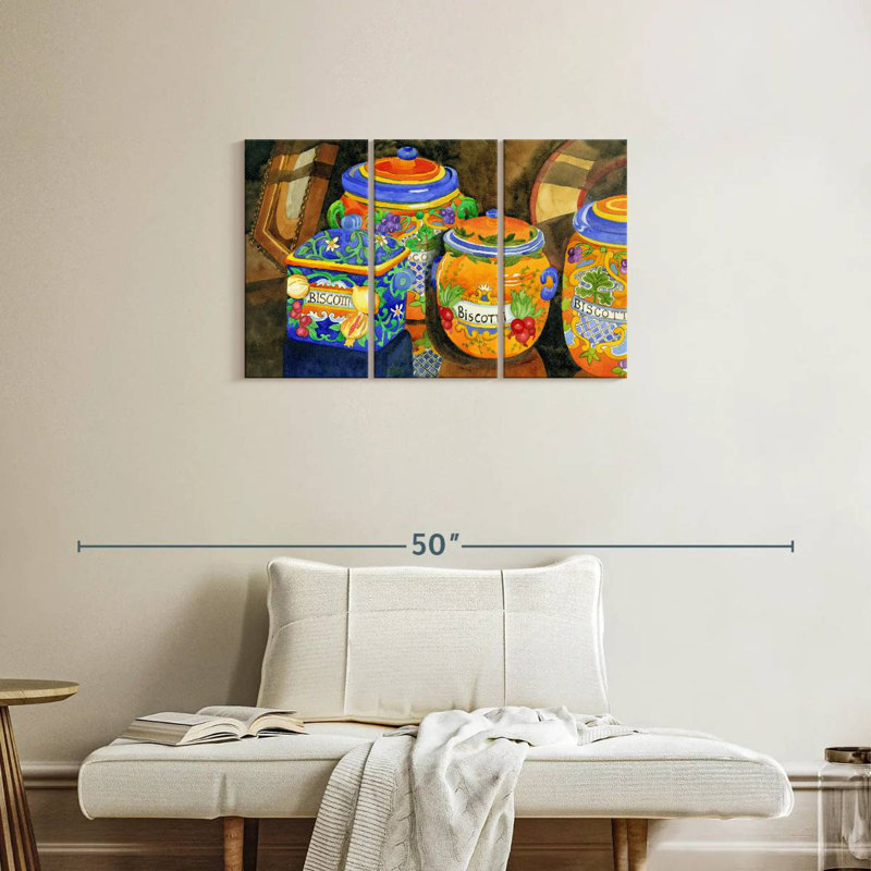Yarlin Biscotti, 20" H x 33" W