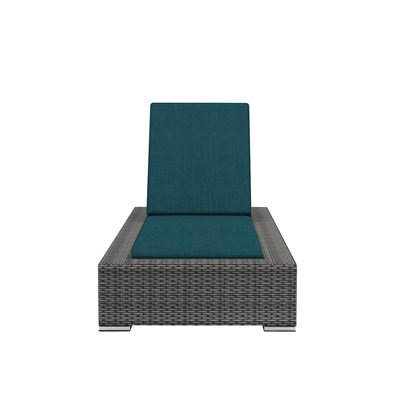 Suffern 84.75"" Long Reclining Single Chaise with Sunbrella Cushion -  Wade Logan®, 7789D82509AD45C382F9A121173CEB08