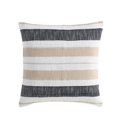 Tahari Home Farmhouse Stripe Decorative Pillow, 20" x 20"