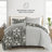 Secret Garden Pattern Reversible Duvet Cover Set-1874714167