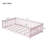 Bubbli Modern Floor Bed With Fence, Rubber Wood And Safety Guardrails-115630443