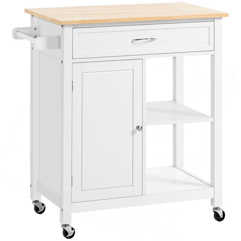 Chariot pour îlot de cuisine polyvalent avec beaucoup de rangement et de mobilité pour une expérience de cuisson améliorée