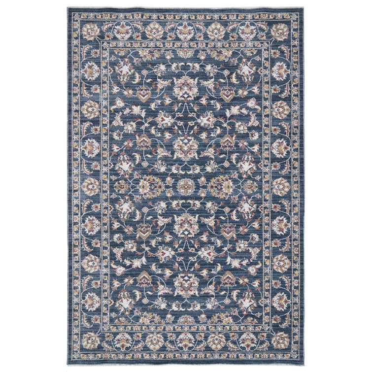 Charlton Home® Machine Woven / Power Loomed Polyester Sarouk Rug