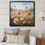 Zinnias Charm In Summer, reproduction d'art sur toile
