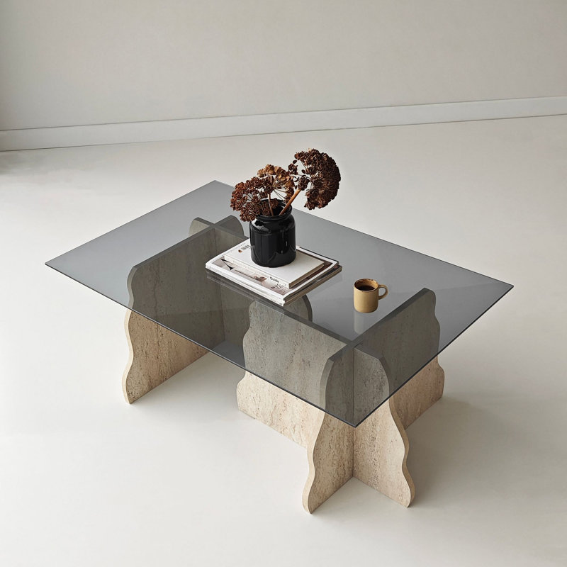 Table basse, Travertine
Fume
