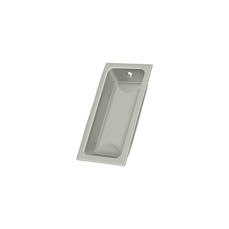 Flush Cup / Bin Pull, Brushed Nickel