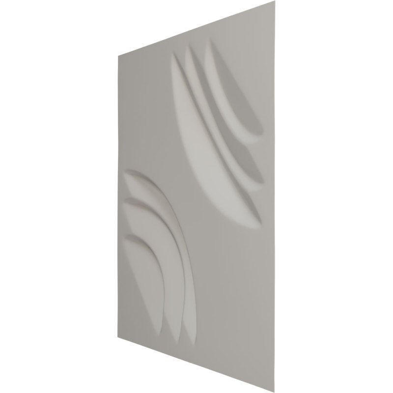 Panneau mural 3D décoratif Artisan EnduraWall, H 19,625 po x l 19,625 po, Acier patiné métallique vieilli universel