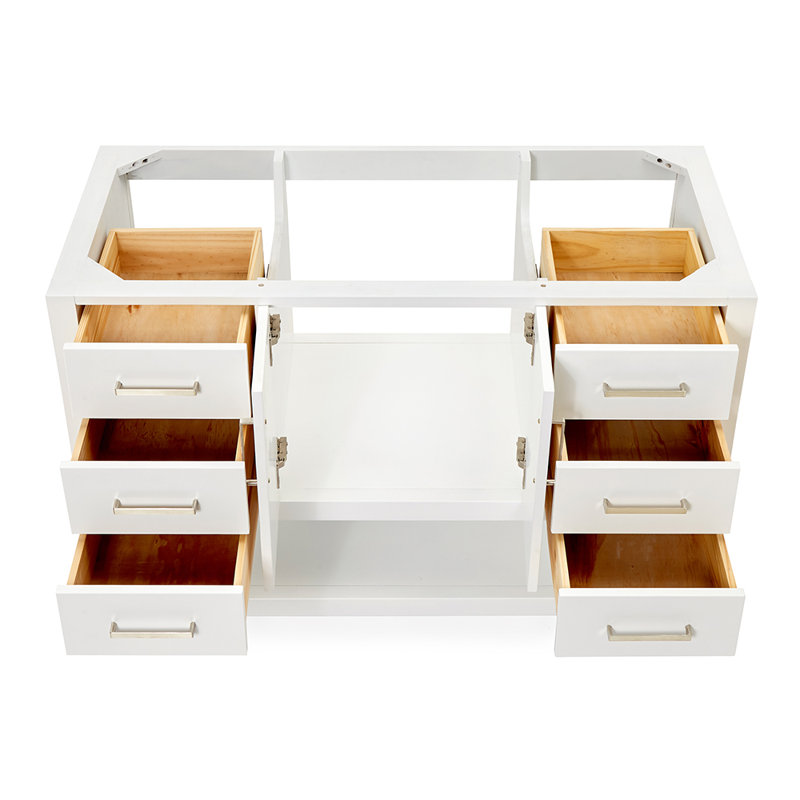 48'' W Single Bathroom Vanity Base, White