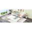 Lit plateforme simple avec lit gigogne, blanc