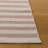 Ilona Striped Hand Loomed Cotton Area Rug in Ivory/Light Gray-25415068