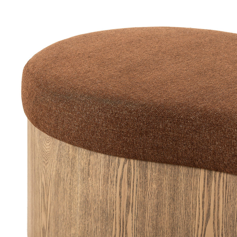 CELESTE Upholstered Bench,  Crypton Wayfarer Sienna