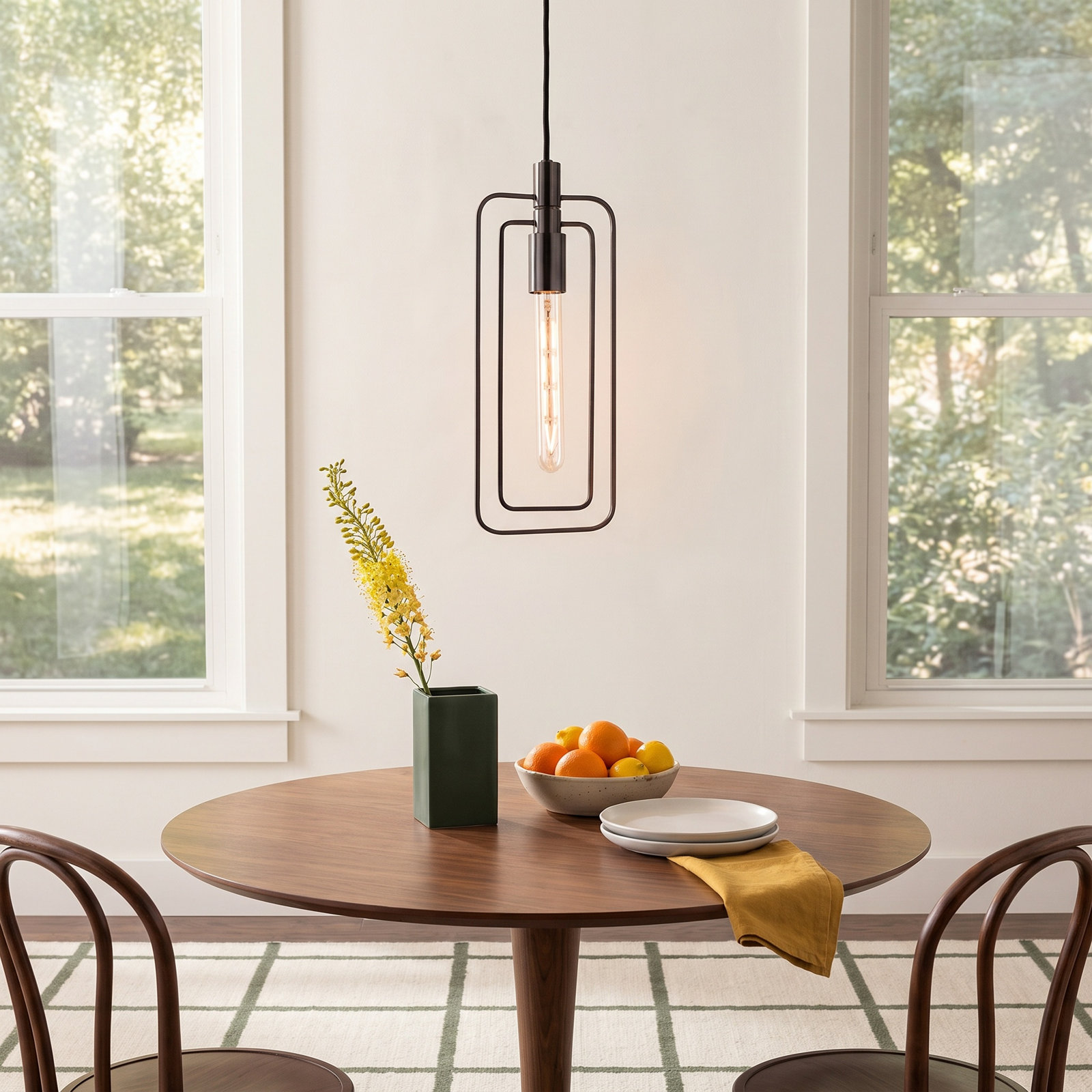 Jesper Single Light Dimmable Pendant, Old Bronze