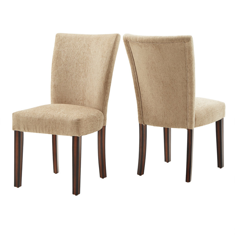 Chaise parsons Arkesha, Lin brun clair